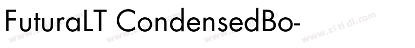 FuturaLT CondensedBo字体转换
